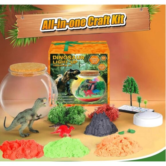 DINOSAUR Light-Up Terrarium Kit - Picture 7 of 7
